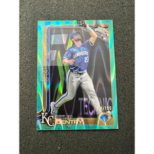 Tyler Gentry - 2025 Topps Chrome - Green Raywave Refractor #104/199